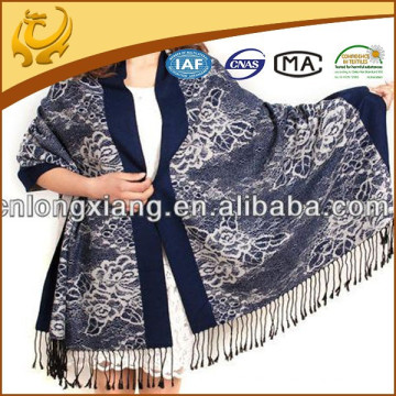 Dame Silk Wrap Jacquard Türkisch Schal